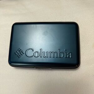 Columbia Metal Card Holder - Teal Blue Finish